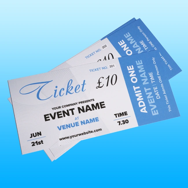 Tickets Printing Norwich