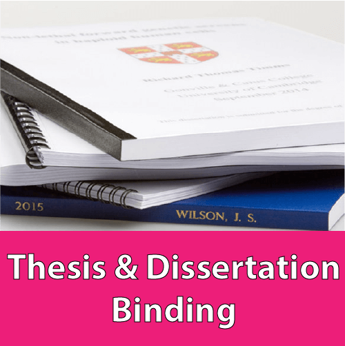 Dissertation Binding Norwich